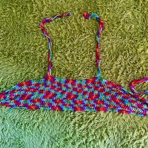 handmade crochet halter top